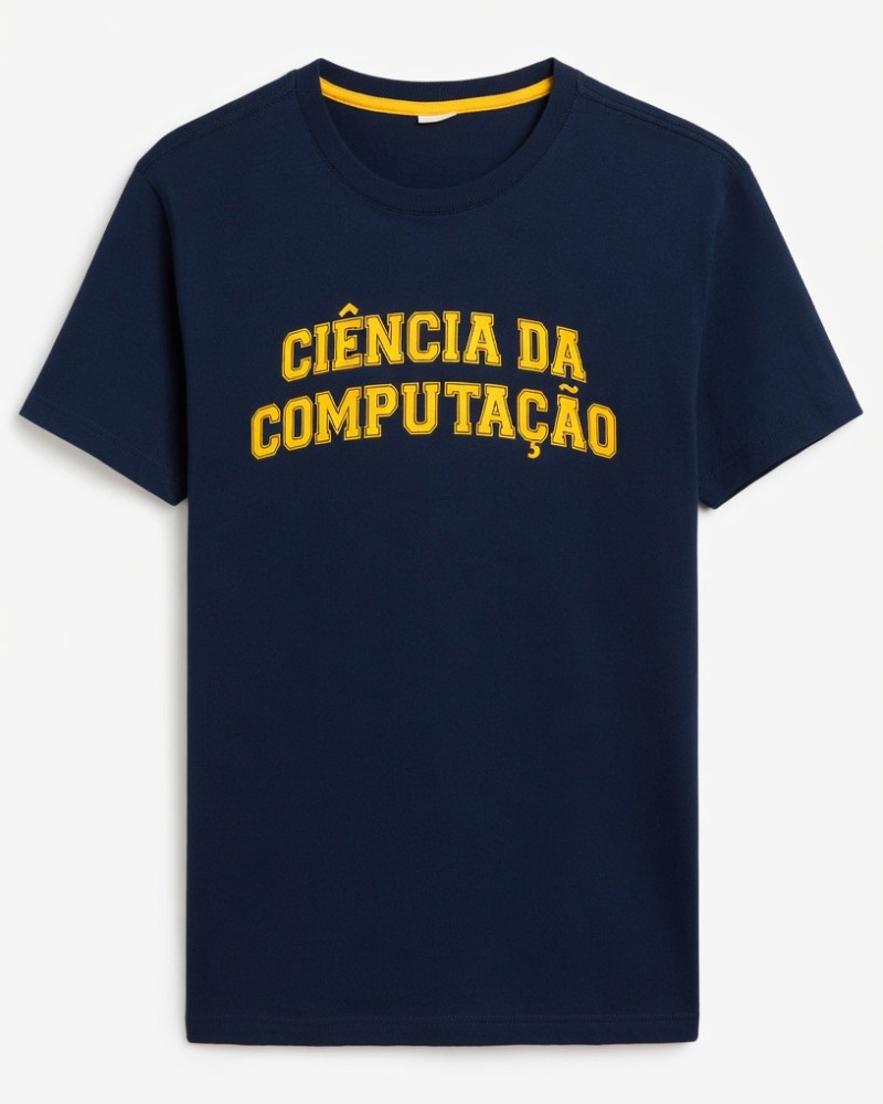 Camiseta Ciência da Computação Azul